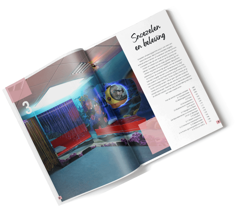 Catalogus van Barry Emons ligt open.