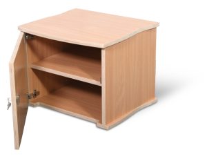 Muziekkast met deurtje, zonder speakers en zonder wieltjes