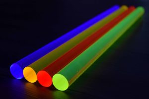 **Set fluostaven 40 cm, 4 stuks (4 kleuren)