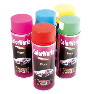 Fluoverf in spuitbus geel (ozonvriendelijk)