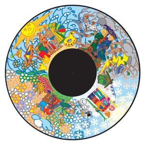 6" Effectwiel 4 Seizoenen