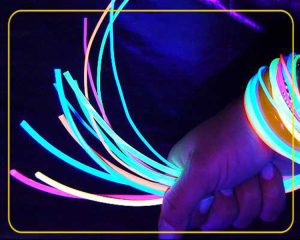 **Fluosnoer ø 2 mm, per meter wit