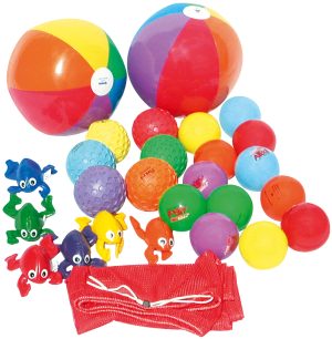 Set met toebehoren voor reuzezwaaidoek (parachute)