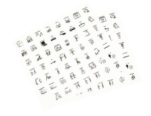 **Time Timer Sticker medium geen tekst