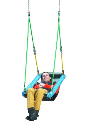 Ligschommel, incl. kardan veiligheidsophanging (max. belasting 200 kg)