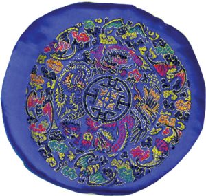 Kussen vlak, zijde/katoen (14cm)