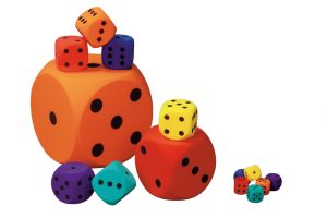 Dobbelsteen 7 x 7 x 7 cm