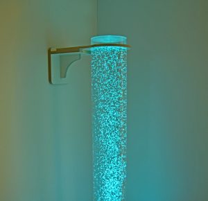 White adjustable wall bracket bubble unit, ø 25 cm