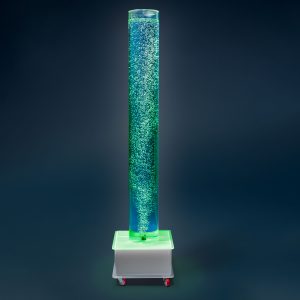 Verrijdbare bubbelunit ø 200 mm, h 170 cm (40L), vierkante voet (met accu)