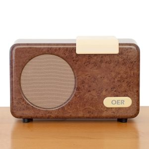 Oer muziekspeler (walnoot) (dementievriendelijk)