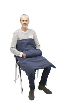 Couverture d'expérience avec manchon (bleu)