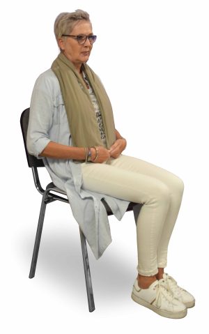 Verzwaarde sjaal taupe (2,1 kg)