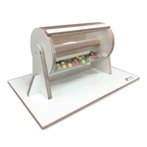 Grote kralenkoker (wit)