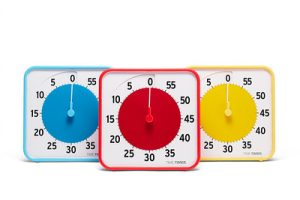 Time Timer Classroom set (primaire kleuren; rood, geel en blauw)