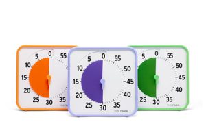 Time Timer Classroom set (secundaire kleuren; oranje, groen en paars)