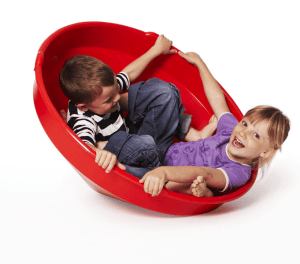 Grote draaitol, rood ø 80 cm