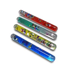 Glitter sticks 13 cm, set of 4