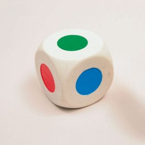 Vragenderwijs: dobbelsteen, kleuren