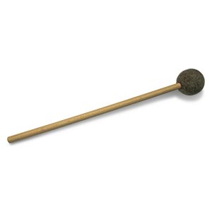 Klopper korte steel met vilt, per stuk, 3,5 x 27 cm