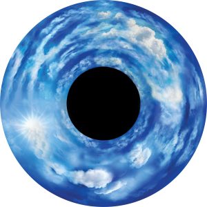 Roue à effet magnétique 6" Nuages