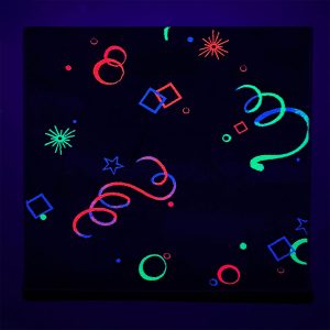 UV tapijt gefestonneerd, afmeting 1 x 1 meter