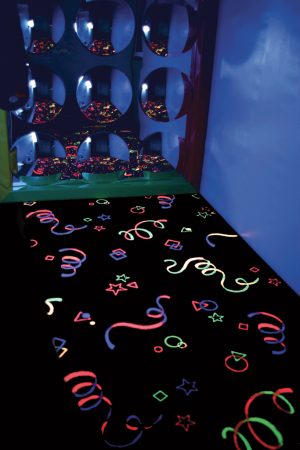 UV tapijt gefestonneerd, afmeting 1 x 2 meter