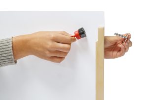 Wandinschuifframe met magneetsluiting (wit)