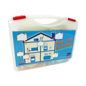 Huis-Tuin-Keukenspel: koffer met spelkaarten (exclusief spelbord)