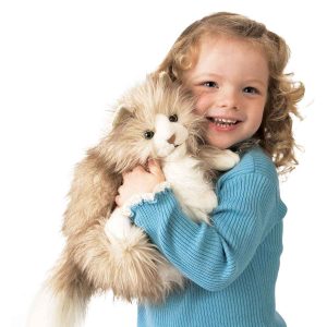 Handpop Fluffy kat, 30 cm