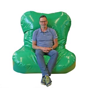 Grote wolk bisonyl, 190 x 135 x 35 cm