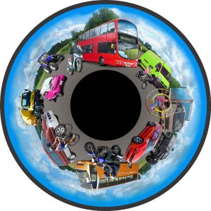 6" Magnetic Impact Wheel Road Transport