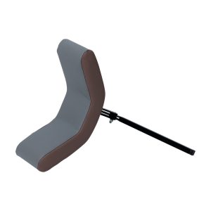 Headrest gray/brown/black for Poire experience chair